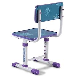 Babyhug Disney Frozen Height Adjustable Study Table & Chair Set with Storage for Kids - Purple| Ergonomic Study Desk for 3-15 Years Kids| Reading Stand, Cup Holder & Anti-Slip Base