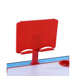 Babyhug Marvel Avenger Height Adjustable Study Table & Chair Set with Storage for Kids - Red| Ergonomic Study Desk for 3 -15 Years Kids| Reading Stand, Cup Holder & Anti-Slip Base