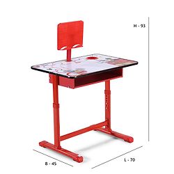 Babyhug Disney Frozen Height Adjustable Study Table & Chair Set with Storage for Kids - Purple| Ergonomic Study Desk for 3-15 Years Kids| Reading Stand, Cup Holder & Anti-Slip Base