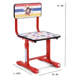 Babyhug Disney Frozen Height Adjustable Study Table & Chair Set with Storage for Kids - Purple| Ergonomic Study Desk for 3-15 Years Kids| Reading Stand, Cup Holder & Anti-Slip Base