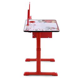 Babyhug Disney Frozen Height Adjustable Study Table & Chair Set with Storage for Kids - Purple| Ergonomic Study Desk for 3-15 Years Kids| Reading Stand, Cup Holder & Anti-Slip Base