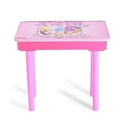 Babyhug Princess Multipurpose Study Table with 1 Chair  Pink| Art & Craft Table| Dining Table| Easy to Assemble| Sturdy Construct| Storage Draw| Chair with Backrest
