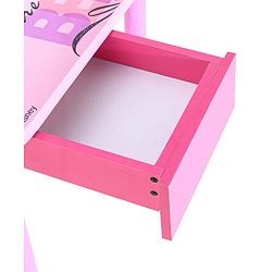 Babyhug Princess Multipurpose Study Table with 1 Chair  Pink| Art & Craft Table| Dining Table| Easy to Assemble| Sturdy Construct| Storage Draw| Chair with Backrest