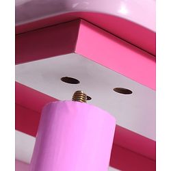Babyhug Princess Multipurpose Study Table with 1 Chair  Pink| Art & Craft Table| Dining Table| Easy to Assemble| Sturdy Construct| Storage Draw| Chair with Backrest