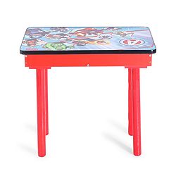 Babyhug Marvel Avengers Multipurpose Study Table with 1 Chair - Red| Art & Craft Table| Dining Table| Easy to Assemble| Sturdy Construct| Storage Draw| Chair with Backrest