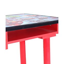 Babyhug Marvel Avengers Multipurpose Study Table with 1 Chair - Red| Art & Craft Table| Dining Table| Easy to Assemble| Sturdy Construct| Storage Draw| Chair with Backrest