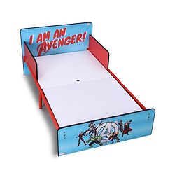 Babyhug Marvel Avengers Kids Bed with Metal Legs & Sturdy Frame Durable & Safe Design Spacious Sleeping Area Easy to Assemble Ideal for Kids 3+ Years