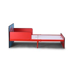 Babyhug Marvel Avengers Kids Bed with Metal Legs & Sturdy Frame Durable & Safe Design Spacious Sleeping Area Easy to Assemble Ideal for Kids 3+ Years