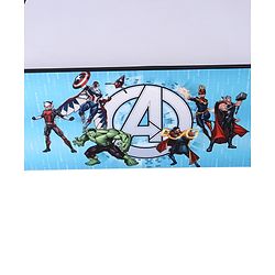 Babyhug Marvel Avengers Kids Bed with Metal Legs & Sturdy Frame Durable & Safe Design Spacious Sleeping Area Easy to Assemble Ideal for Kids 3+ Years