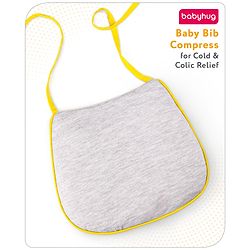 Babyhug Baby Bib Compress for Cold & Colic Relief - Grey