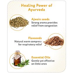 Babyhug Baby Bib Compress for Cold & Colic Relief - Grey