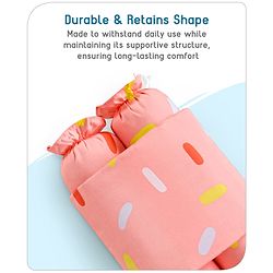 Babyhug Baby Anti Roll Side Bolsters Aeroplane Theme  - White