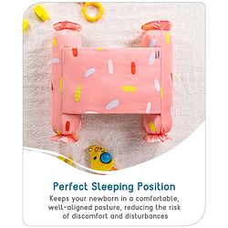 Babyhug Baby Anti Roll Side Bolsters Aeroplane Theme  - White