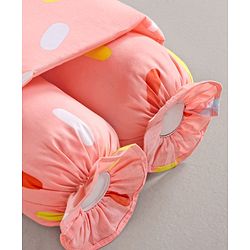 Babyhug Baby Anti Roll Side Bolsters Aeroplane Theme  - White