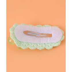 Babyhug Free Size Snap Clips With Floral Applique Pack of 5 - Multicolor