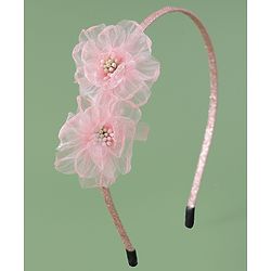 Babyhug Floral Applique Hair Band -  Pink