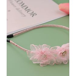 Babyhug Floral Applique Hair Band -  Pink