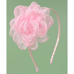 Babyhug Floral Applique Hair Band -  Pink