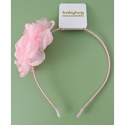 Babyhug Floral Applique Hair Band -  Pink