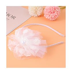 Babyhug Floral Applique Hair Band -  White