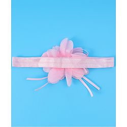 Babyhug Free Size Headbands With Floral Applique Pack Of 3 - Light Pink