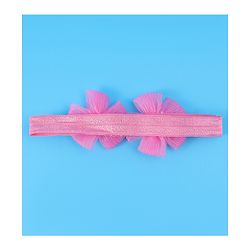 Babyhug Free Size Headbands With Floral & Bow Applique With Pearl Detailing Pack Of 3 - Fuchsia