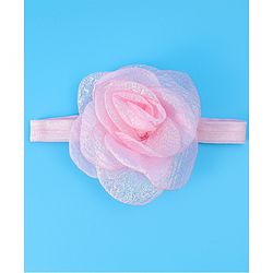 Babyhug Free Size Headbands With Floral & Bow Applique Pack Of 3 - Pink