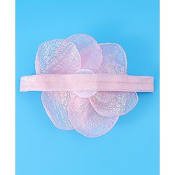 Babyhug Free Size Headbands With Floral & Bow Applique Pack Of 3 - Pink