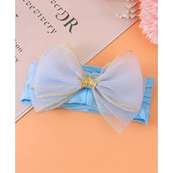 Babyhug Free Size Headband With Bow Applique - Purple