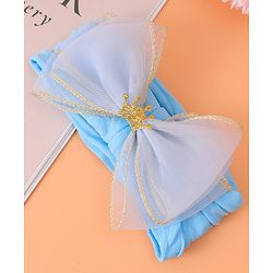 Babyhug Free Size Headband With Bow Applique - Purple