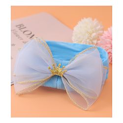 Babyhug Free Size Headband With Bow Applique - Purple