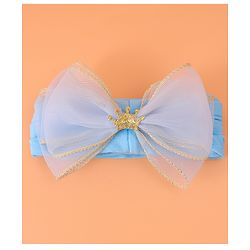 Babyhug Free Size Headband With Bow Applique - Purple