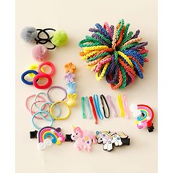 Babyhug Hair Accessories Combo Set Free Size - Multicolor