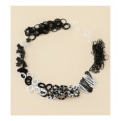 Babyhug Hair Accessories Combo Set Free Size - Black & White