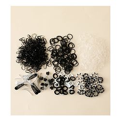 Babyhug Hair Accessories Combo Set Free Size - Black & White