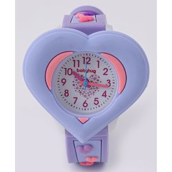 Babyhug Analog Watch With Heart Applique Free Size - Pink