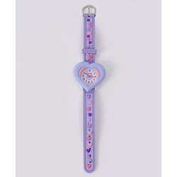 Babyhug Analog Watch With Heart Applique Free Size - Pink