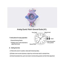 Babyhug Unicorn Applique Analog Watch - Pink