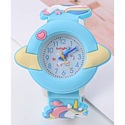 Babyhug Unicorn Applique Analog Watch - Pink