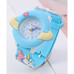 Babyhug Unicorn Applique Analog Watch - Pink