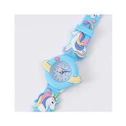Babyhug Unicorn Applique Analog Watch - Pink