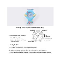 Babyhug Unicorn Applique Analog Watch - Pink
