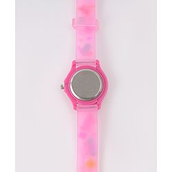 Babyhug Floral Applique Analog Watch - Pink