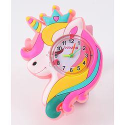 Babyhug Analog Unicorn Shaped Watch Free Size - Pink