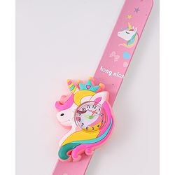 Babyhug Analog Unicorn Shaped Watch Free Size - Pink