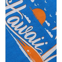 Babyhug Cotton Knit Half Sleeves T-Shirts with Beach Theme Print & Stripes Pack of 3 - Multicolor