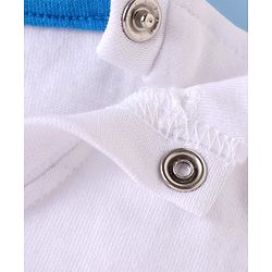 Babyhug Cotton Knit Half Sleeves T-Shirts with Beach Theme Print & Stripes Pack of 3 - Multicolor