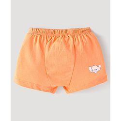 Babyhug Single Jersey Knit Trunks with Animal Star Print & Stripes Pack of 5 - Multicolor