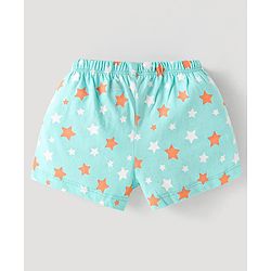 Babyhug Single Jersey Knit Trunks with Animal Star Print & Stripes Pack of 5 - Multicolor