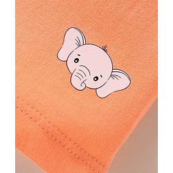 Babyhug Single Jersey Knit Trunks with Animal Star Print & Stripes Pack of 5 - Multicolor